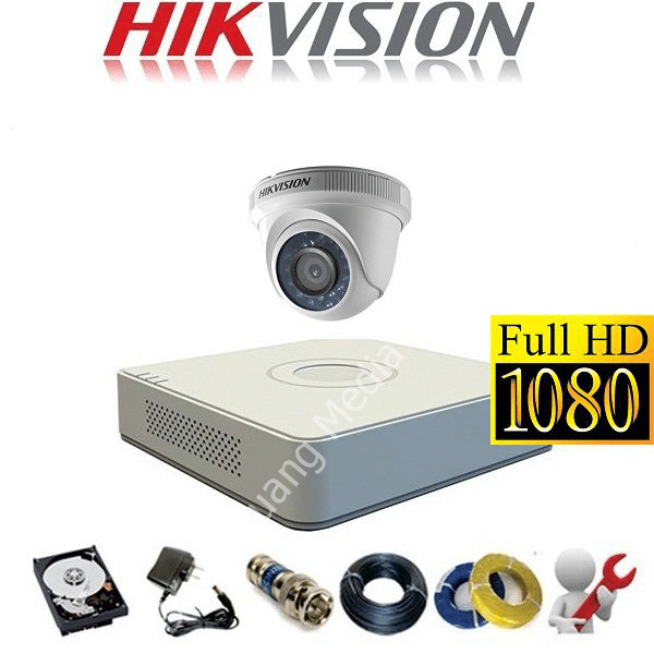 Trọn Bộ 1 Camera Hik Vision 2M Giá Rẻ Vũng Tàu