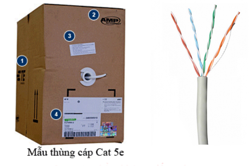 CÁP MẠNG CAT 5E - 1 THÙNG 305M