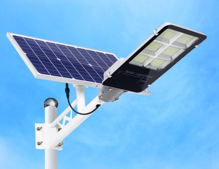 Đèn đường phố năng lượng mặt trời rời thể công suất 300W