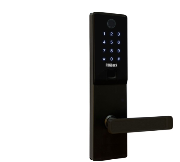 Khóa điện tử cho căn hộ PHGLOCK FP7868 (Đen-App)